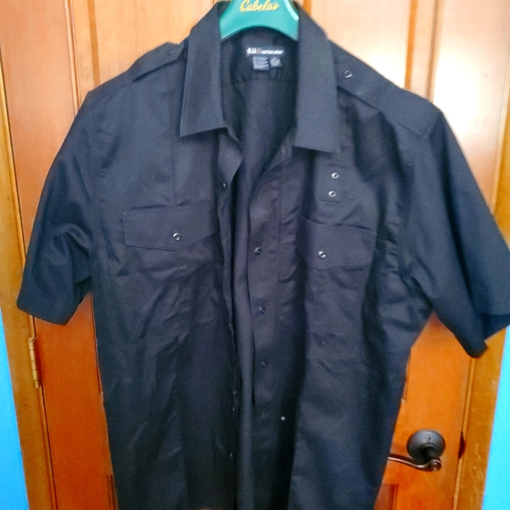 Men's work shirt from 511 Tactical One Series, Dark Blue in color. Size 2XL